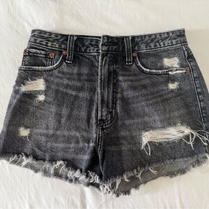 Abercrombie & Fitch Charcoal Jean Shorts
